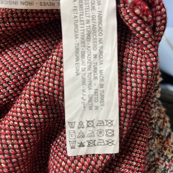 Zara straight shift dress with pearl neckline - Picture 6 of 7